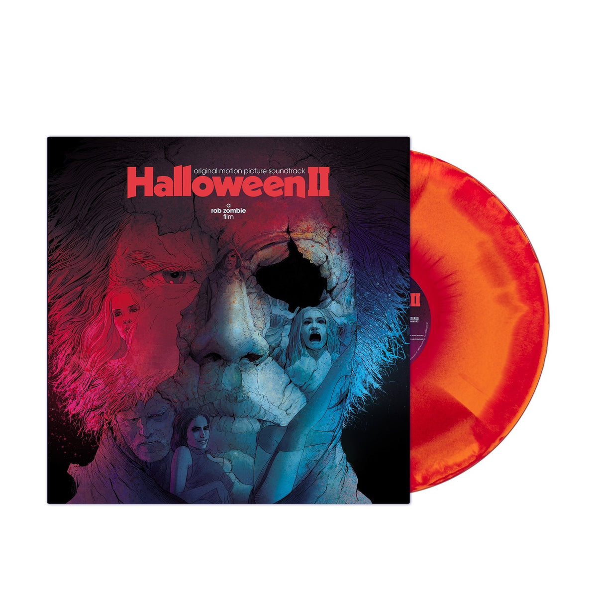 HALLOWEEN II SOUNDTRACK LP (Pumpkin Orange, Candy Apple Red, Magenta Swirl Vinyl, Featuring Rob Zombie, The Moody Blues, MotÃ¶rhead, and more)