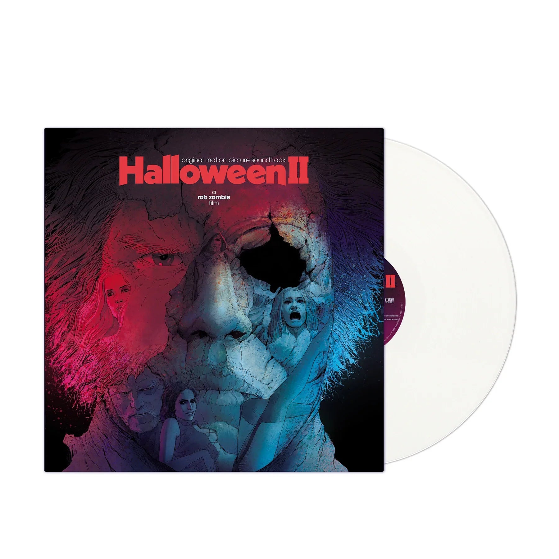 'HALLOWEEN II' MOTION PICTURE SOUNDTRACK LP - WHITE