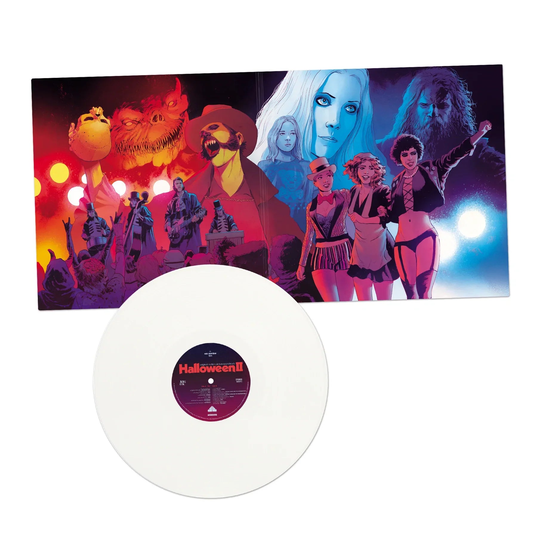 'HALLOWEEN II' MOTION PICTURE SOUNDTRACK LP - WHITE