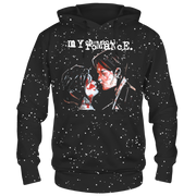 MY CHEMICAL ROMANCE REVENGE COVER SPLATTER BLACK FLEECE HOODIE