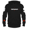 SYSTEM OF A DOWN OVERSIZED LOGO FRT/BACKLEEVE BLACK HOODIE