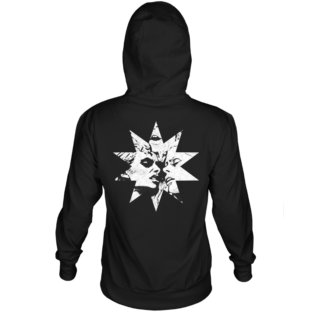 TYPE O NEGATIVE STAR KISS BLACK HOODY F/B