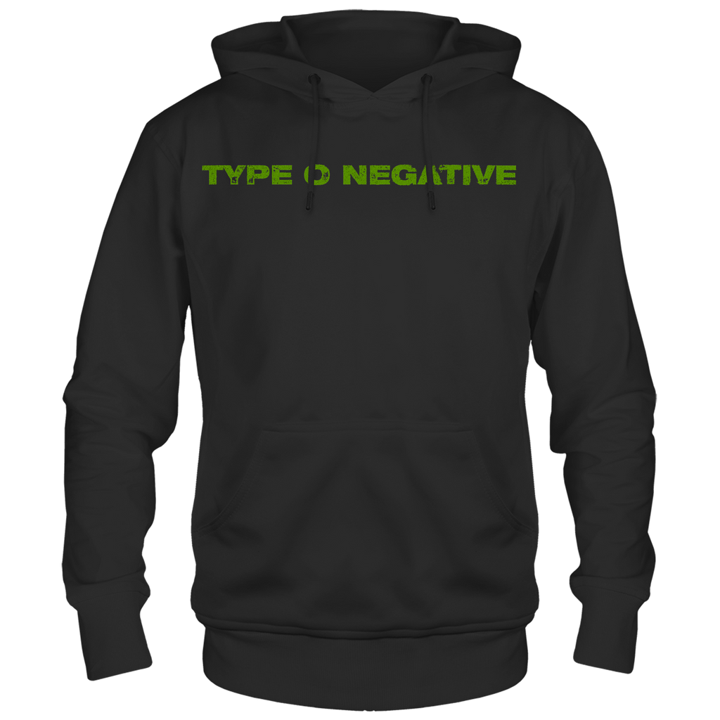 TYPE O NEGATIVE STAR KISS BLACK HOODY F/B