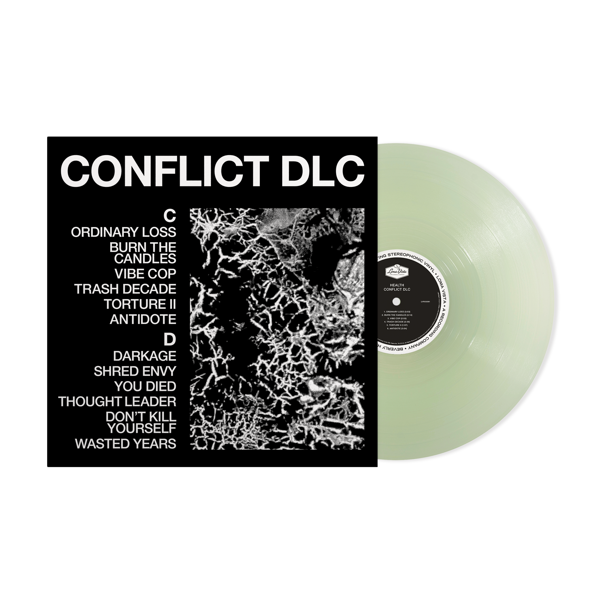HEALTH ‘CONFLICT DLC’ LP - EXCLUSIVE - LTD. 400 - COKE BOTTLE CLEAR