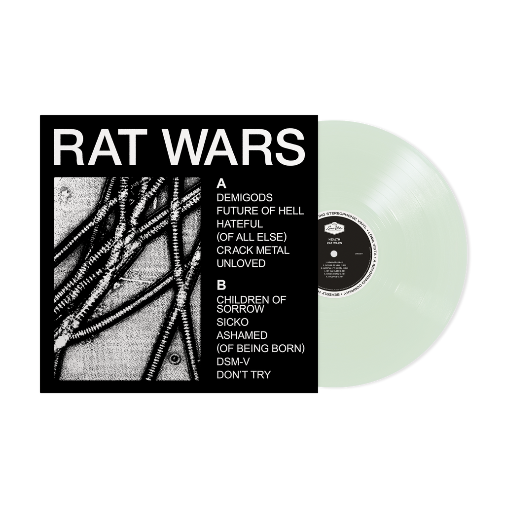 HEALTH ‘RAT WARS’ LP - EXCLUSIVE - LTD. 500 - COKE BOTTLE CLEAR