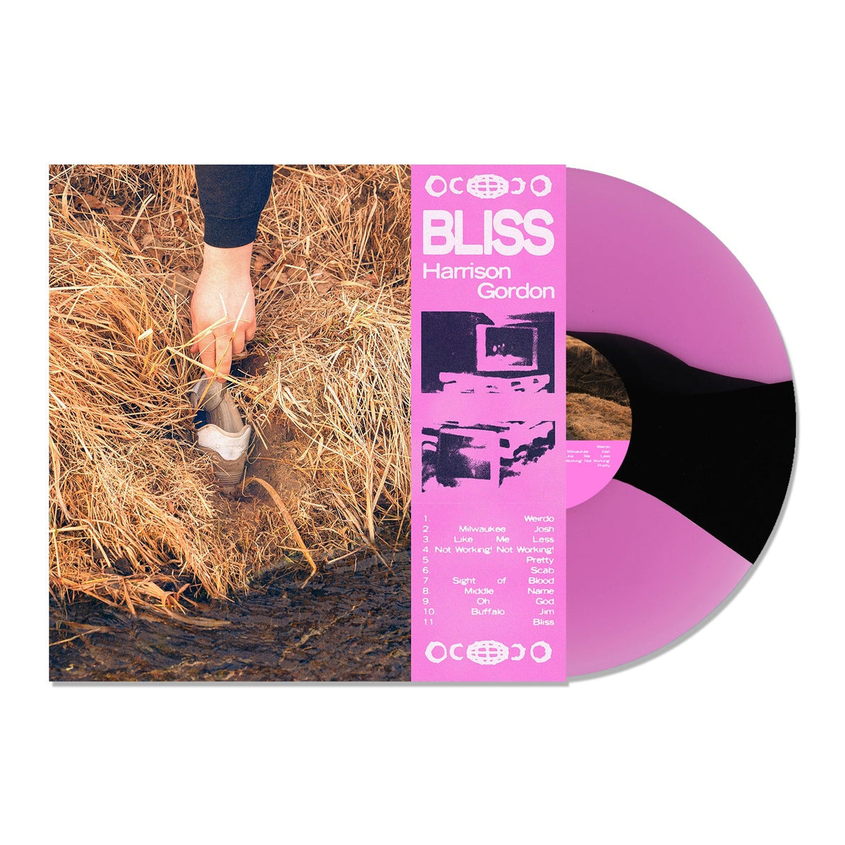 HARRISON GORDON ‘BLISS’ LP - Exclusive - Ltd. 200 - Violet/Black Stripes