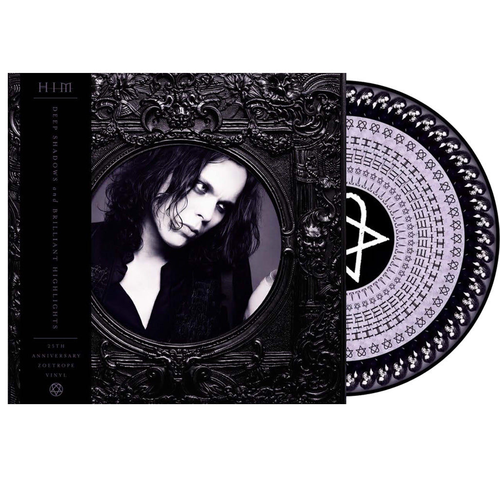HIM 'DEEP SHADOWS AND BRILLIANT HIGHLIGHTS' 25TH ANNIVERSARY LP (Zoetrope Vinyl)