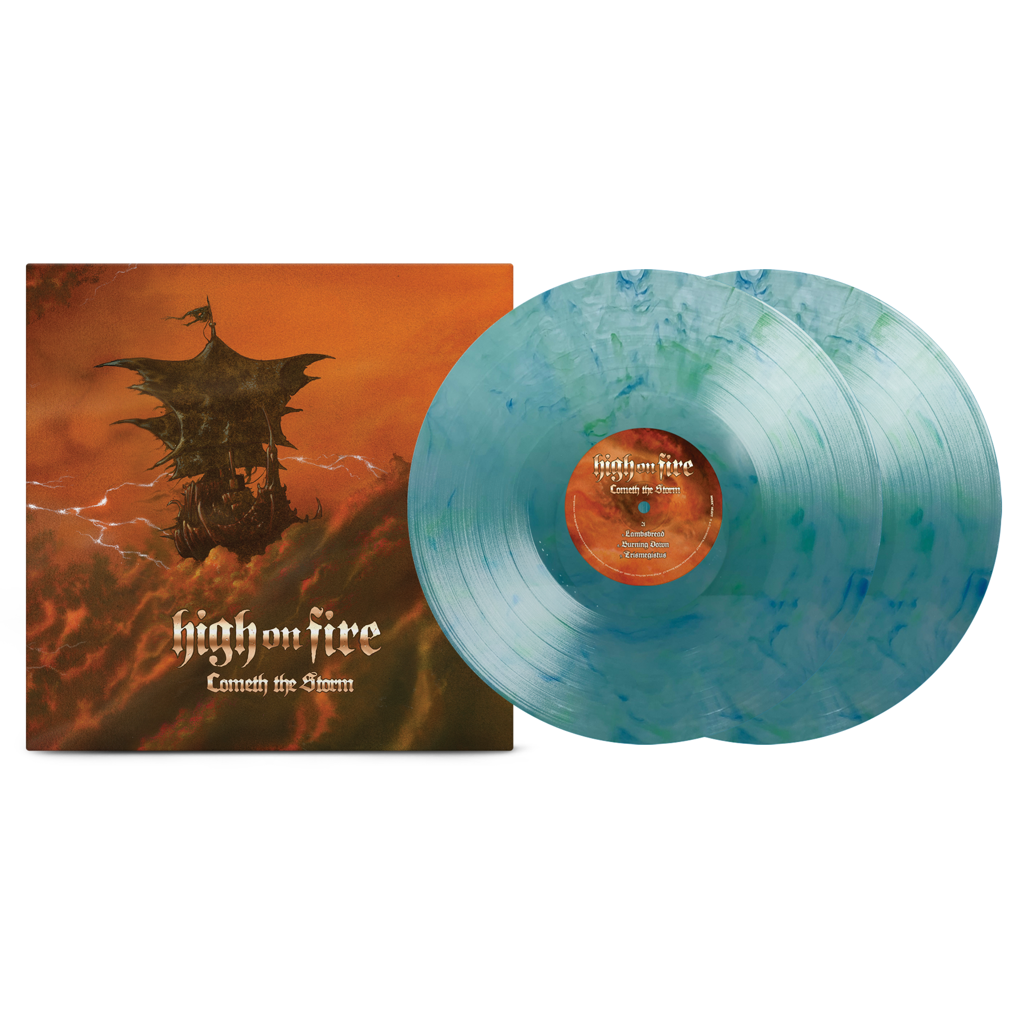 HIGH ON FIRE ‘COMETH THE STORM’ 2LP - LTD. 300 - SKY BLUE/SPRING GREEN