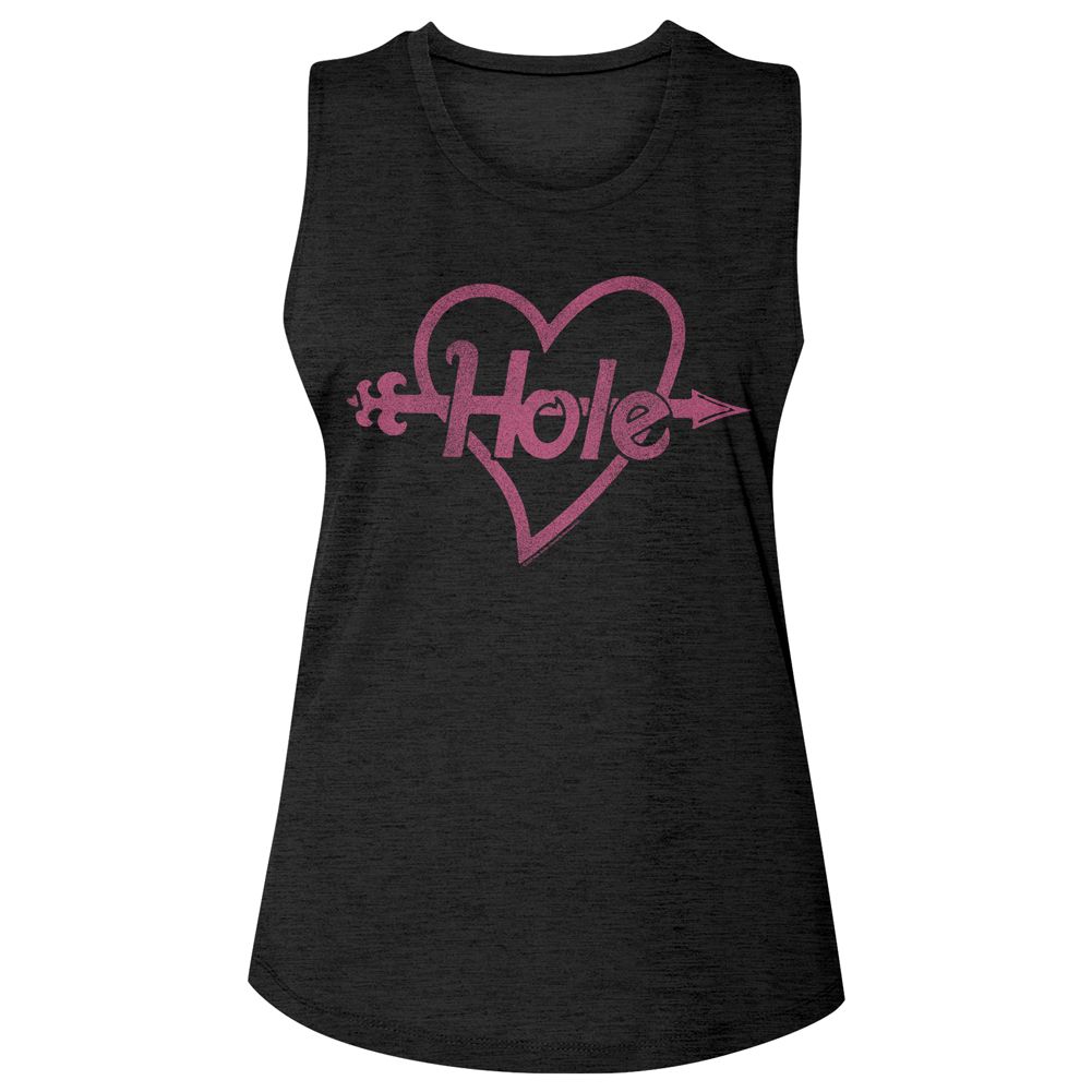 HOLE - PINK HEART AND ARROW LADIES SHIRT