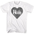 HOLE - BLACK HEART LOGO SHIRT