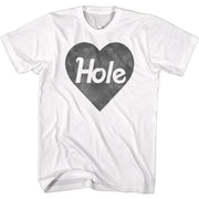 HOLE - BLACK HEART LOGO SHIRT