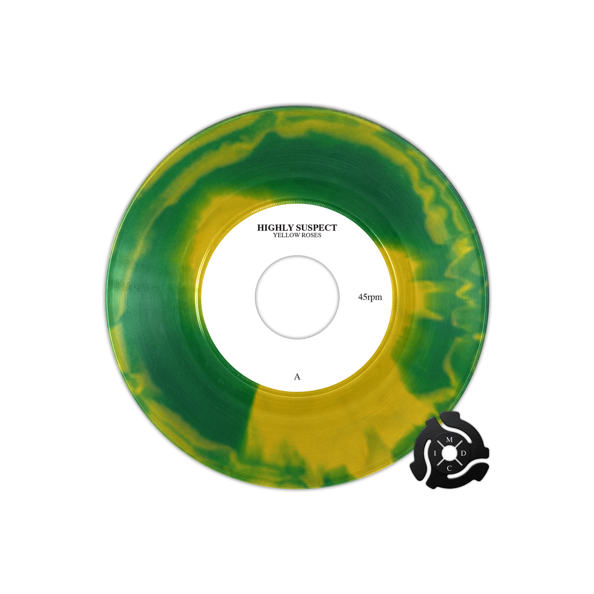 HIGHLY SUSPECT 'YELLOW ROSES' 7" - EXCLUSIVE - EVERGREEN A-SIDE/YELLOW CANARY B-SIDE