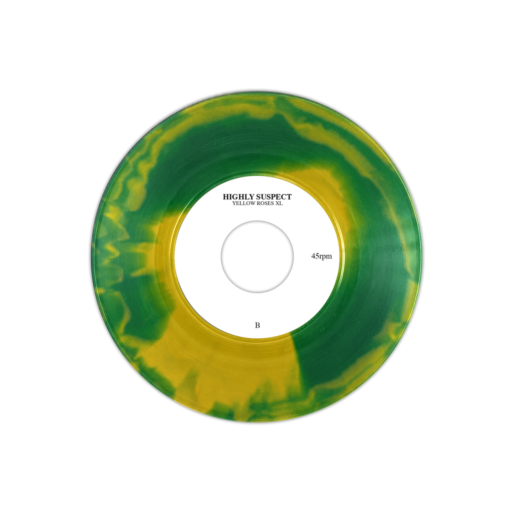 HIGHLY SUSPECT 'YELLOW ROSES' 7" - EXCLUSIVE - EVERGREEN A-SIDE/YELLOW CANARY B-SIDE