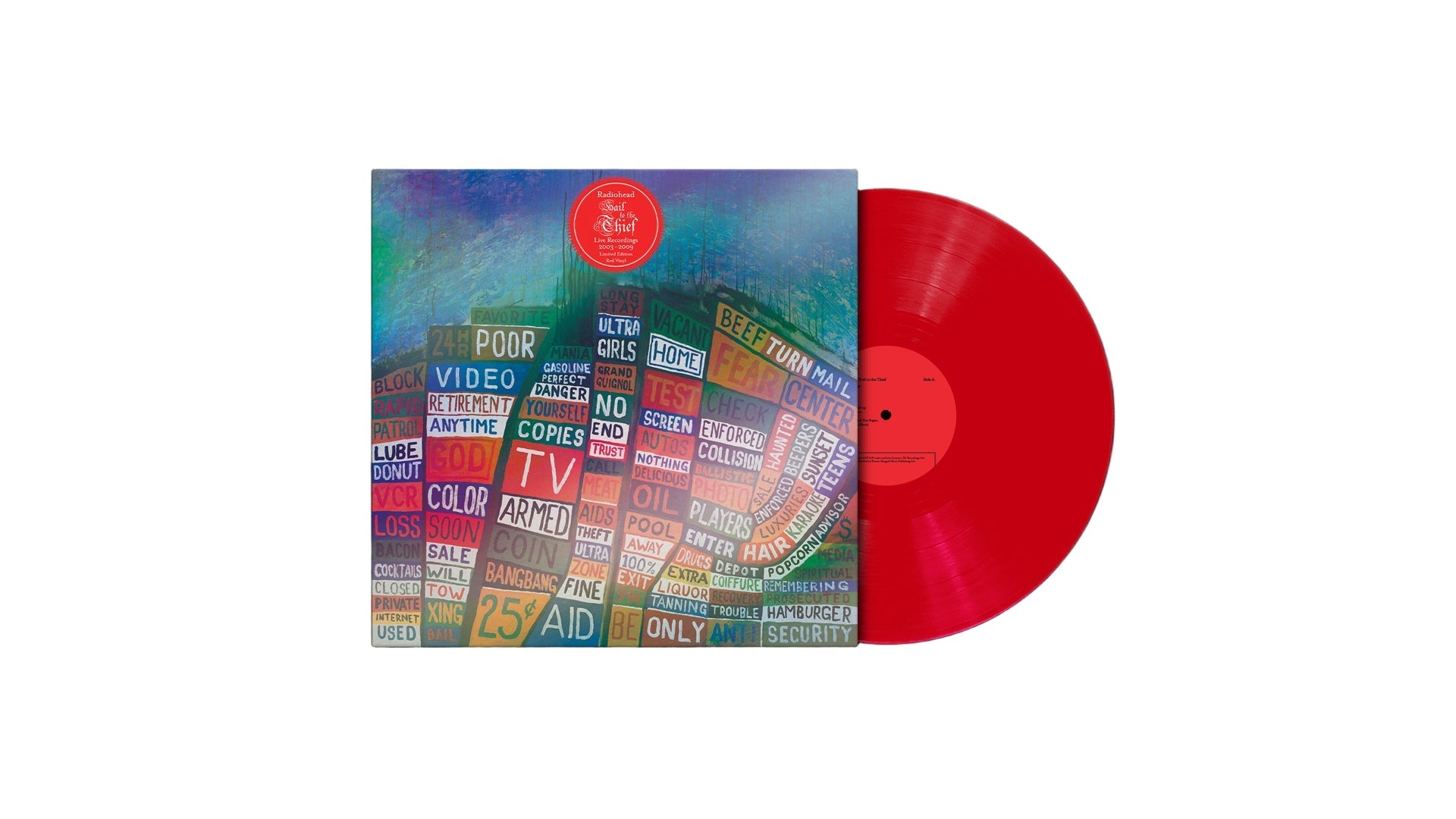 RADIOHEAD 'HAIL TO THE THIEF LIVE RECORDINGS 2003-2009' LP - RED
