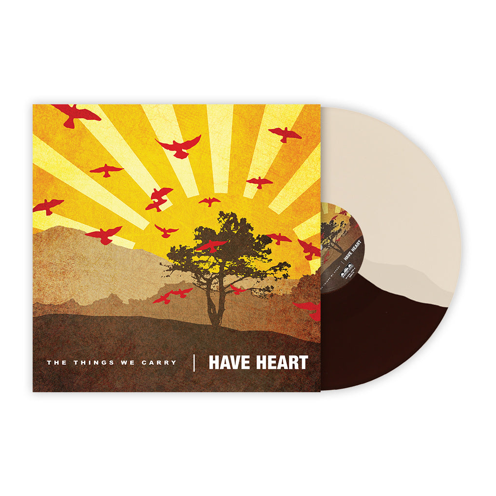 HAVE HEART ‘THE THINGS WE CARRY’ LP - EXCLUSIVE - LTD. 300 -  OPAQUE BONE WHITE/OPAQUE BROWN