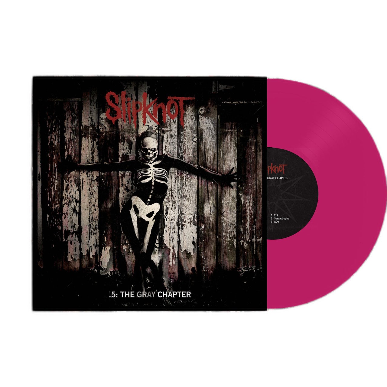 SLIPKNOT '.5 THE GRAY CHAPTER' LP - PINK