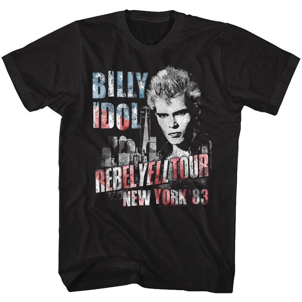 BILLY IDOL - NY 83 FLAG-ISH SHIRT