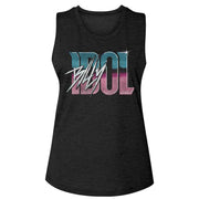 BILLY IDOL - NAME GRADIENT LADIES SHIRT