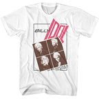BILLY IDOL - FOUR PHOTO WARPED TEXT SHIRT