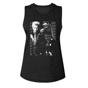 BILLY IDOL - MOTORCYCLE PHOTO LADIES SHIRT