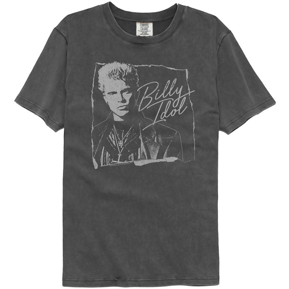 BILLY IDOL - TORN AND CURSIVE SHIRT