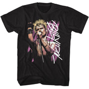 BILLY IDOL - BACKGROUND STRIPES SHIRT