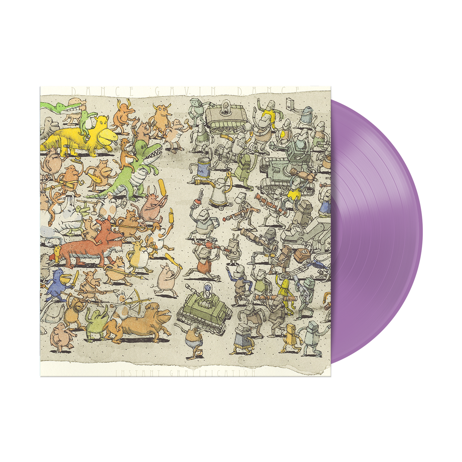 DANCE GAVIN DANCE 'INSTANT GRATIFICATION' LP - EXCLUSIVE - LTD. 500 - VIOLET