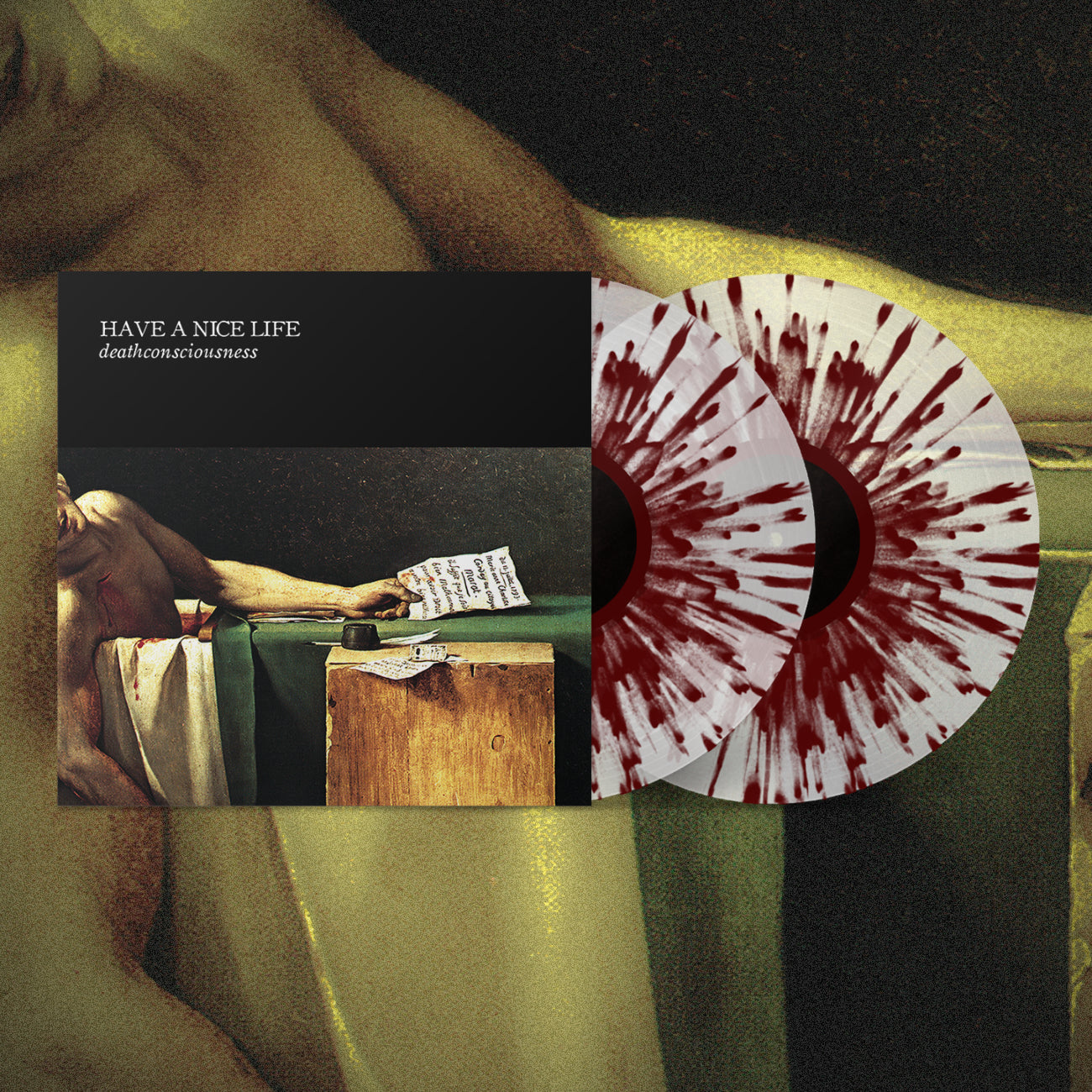 HAVE A NICE LIFE ‘DEATHCONSCIOUSNESS’ 2LP - EXCLUSIVE - LTD. 300 - CLEAR/OXBLOOD/SPLATTER