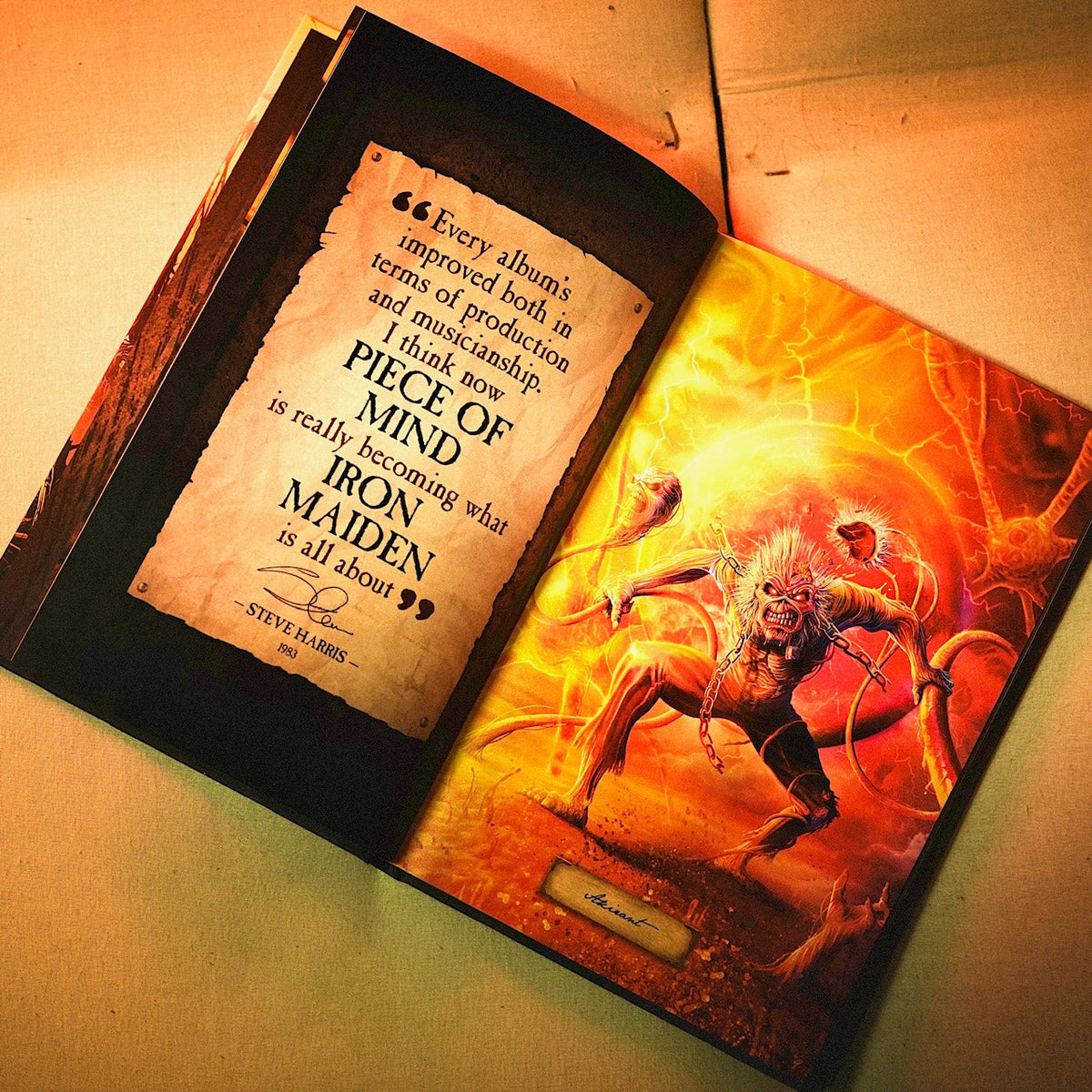 IRON MAIDEN: PIECE OF MIND HARDCOVER GRAPHIC NOVEL - EXCLUSIVE - LTD. 500