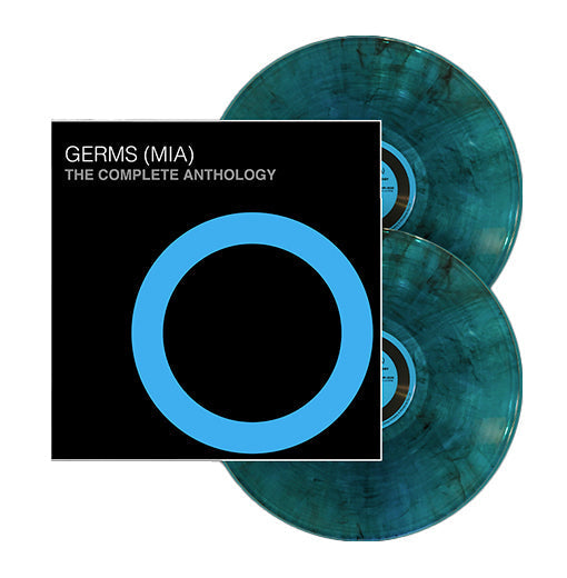 THE GERMS '(M.I.A.): THE COMPLETE ANTHOLOGY' 2LP - BLACK/BLUE/SPLATTER