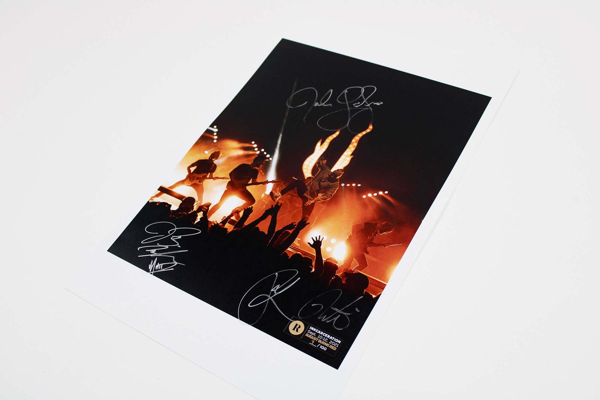 AUGUST BURNS RED X REVOLVER X INKCARCERATION - SIGNED FESTIVAL POSTER