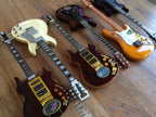 JERRY GARCIA' TRIBUTE - SET OF 6 SIGNATURE MINI GUITAR REPLICA COLLECTIBLES