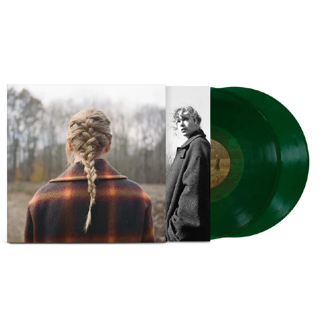 TAYLOR SWIFT 'EVERMORE' 2LP - GREEN