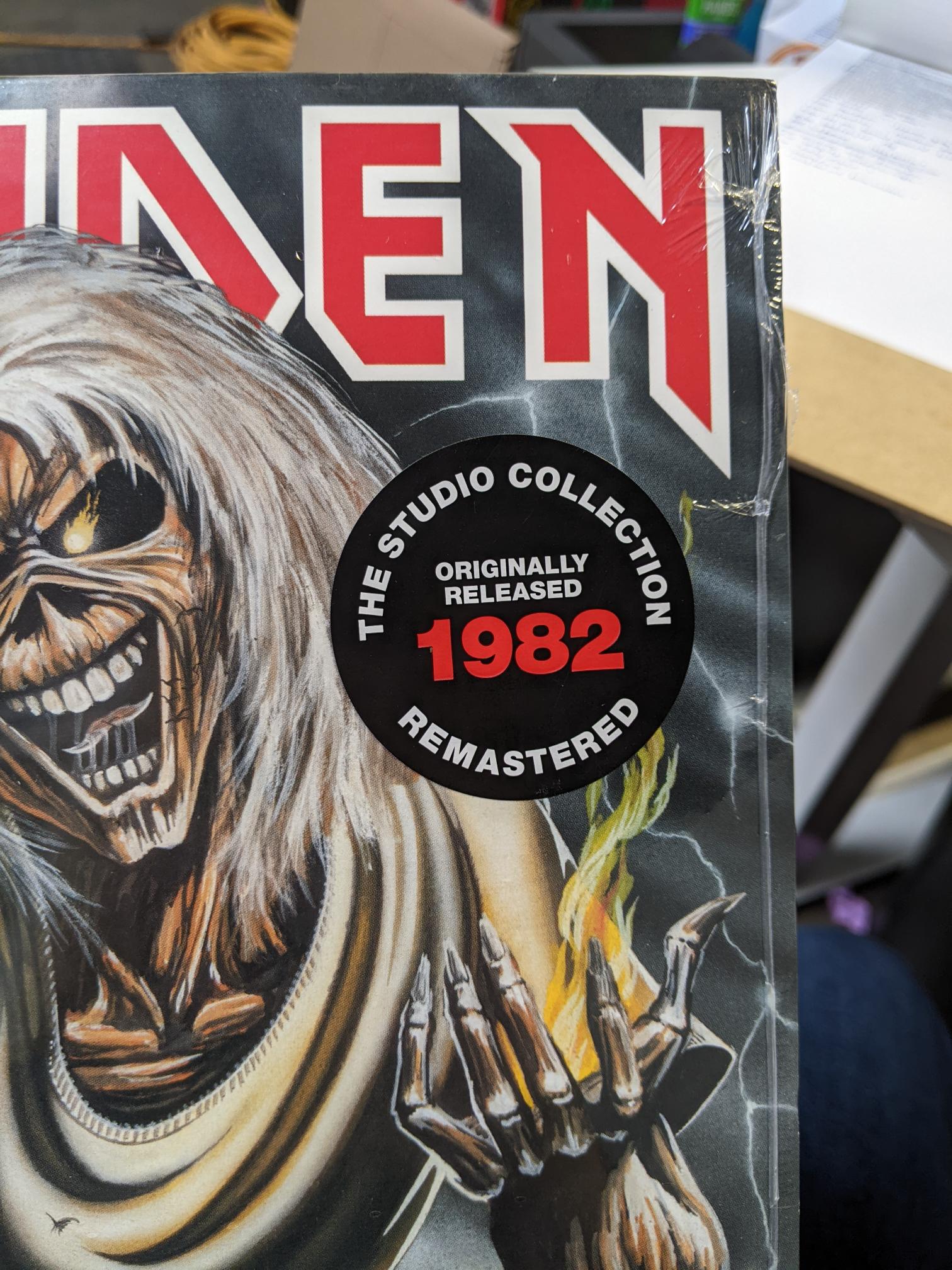 IRON MAIDEN 'NUMBER OF THE BEAST' LP - REMASTERED