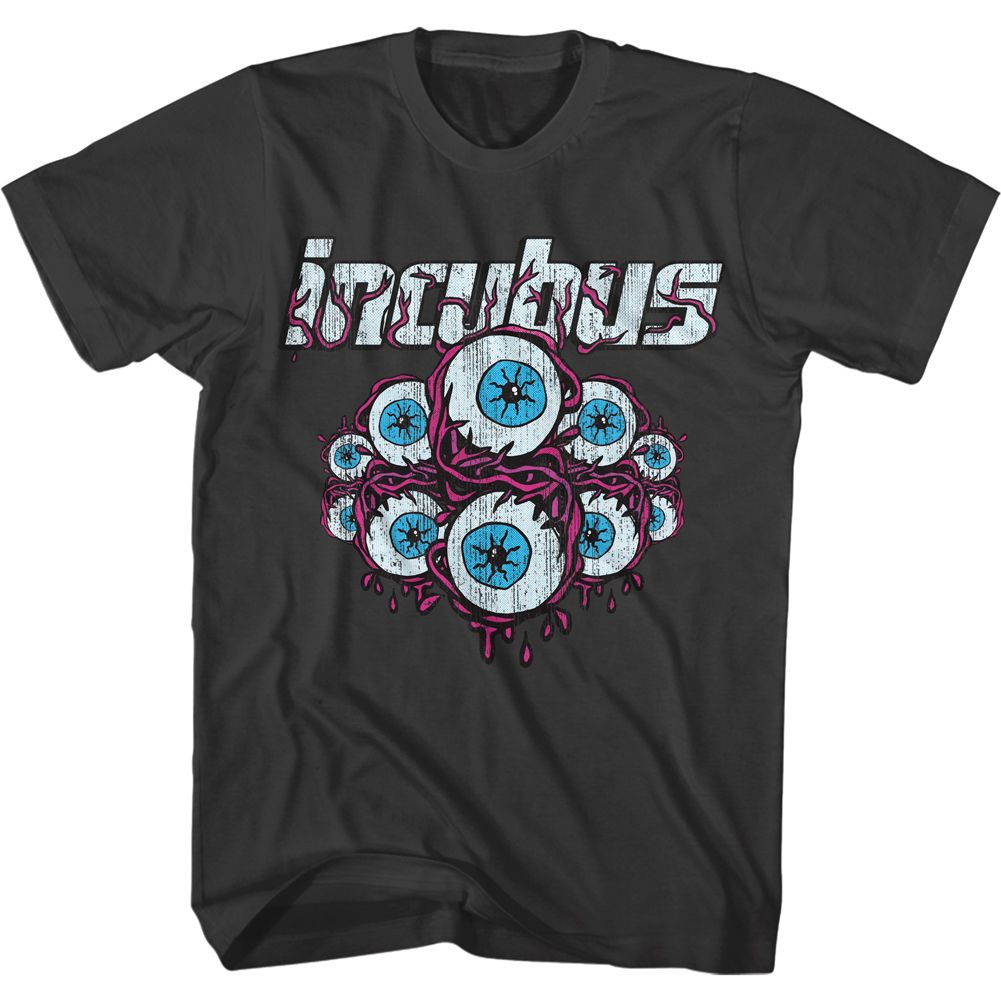 INCUBUS - LOGO AND EYEBALLS SHIRT
