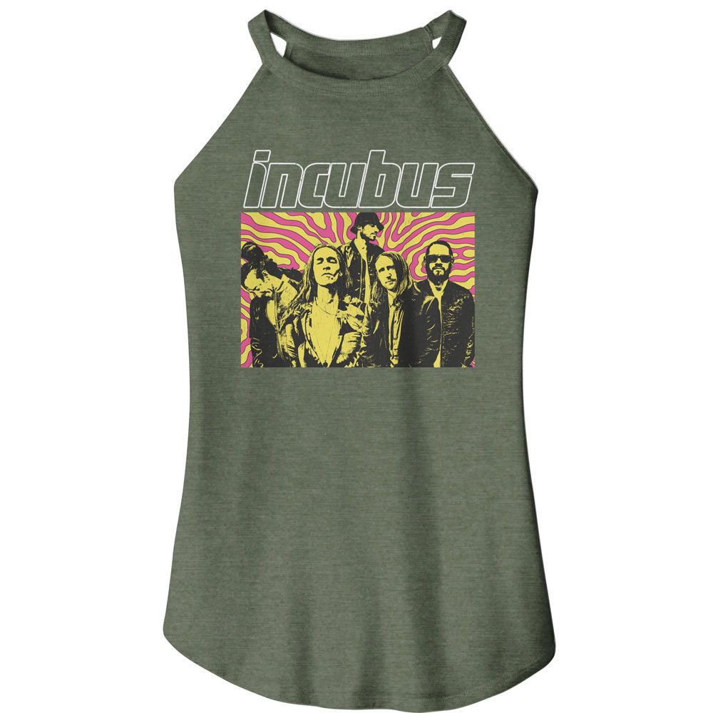 INCUBUS - SWIRL BACKGROUND LADIES SHIRT
