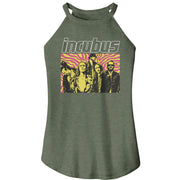 INCUBUS - SWIRL BACKGROUND LADIES SHIRT