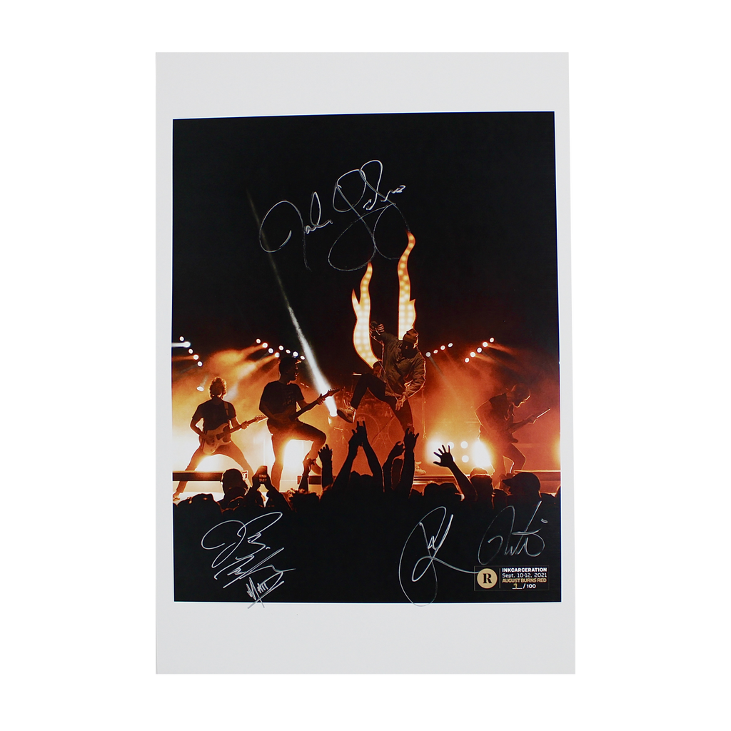 AUGUST BURNS RED X REVOLVER X INKCARCERATION - SIGNED FESTIVAL POSTER