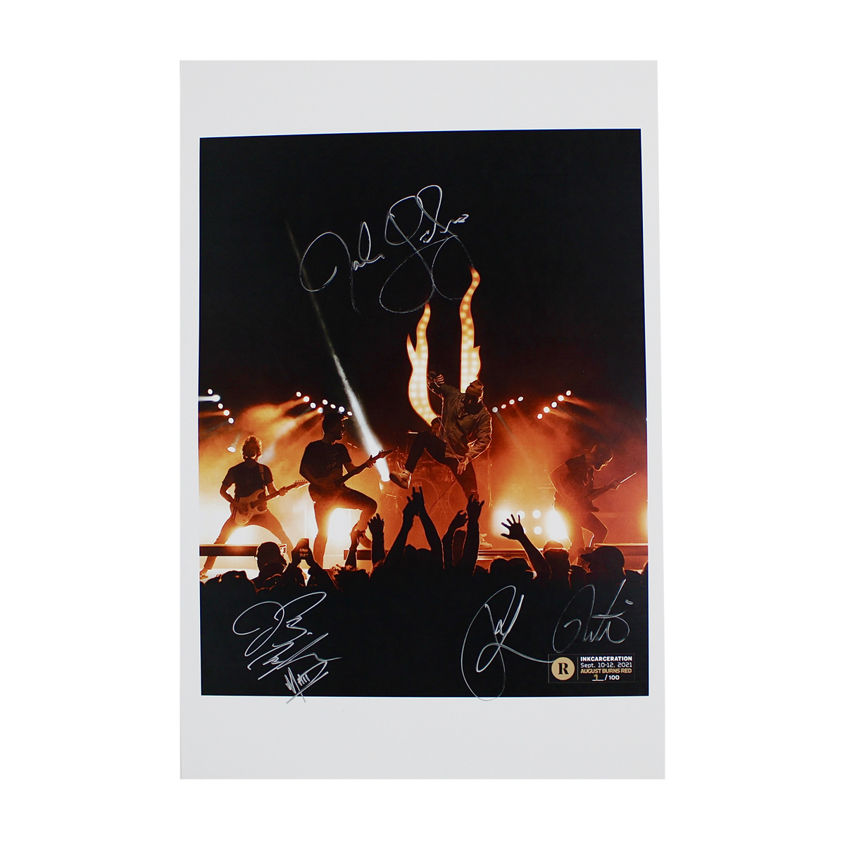 AUGUST BURNS RED X REVOLVER X INKCARCERATION - SIGNED FESTIVAL POSTER