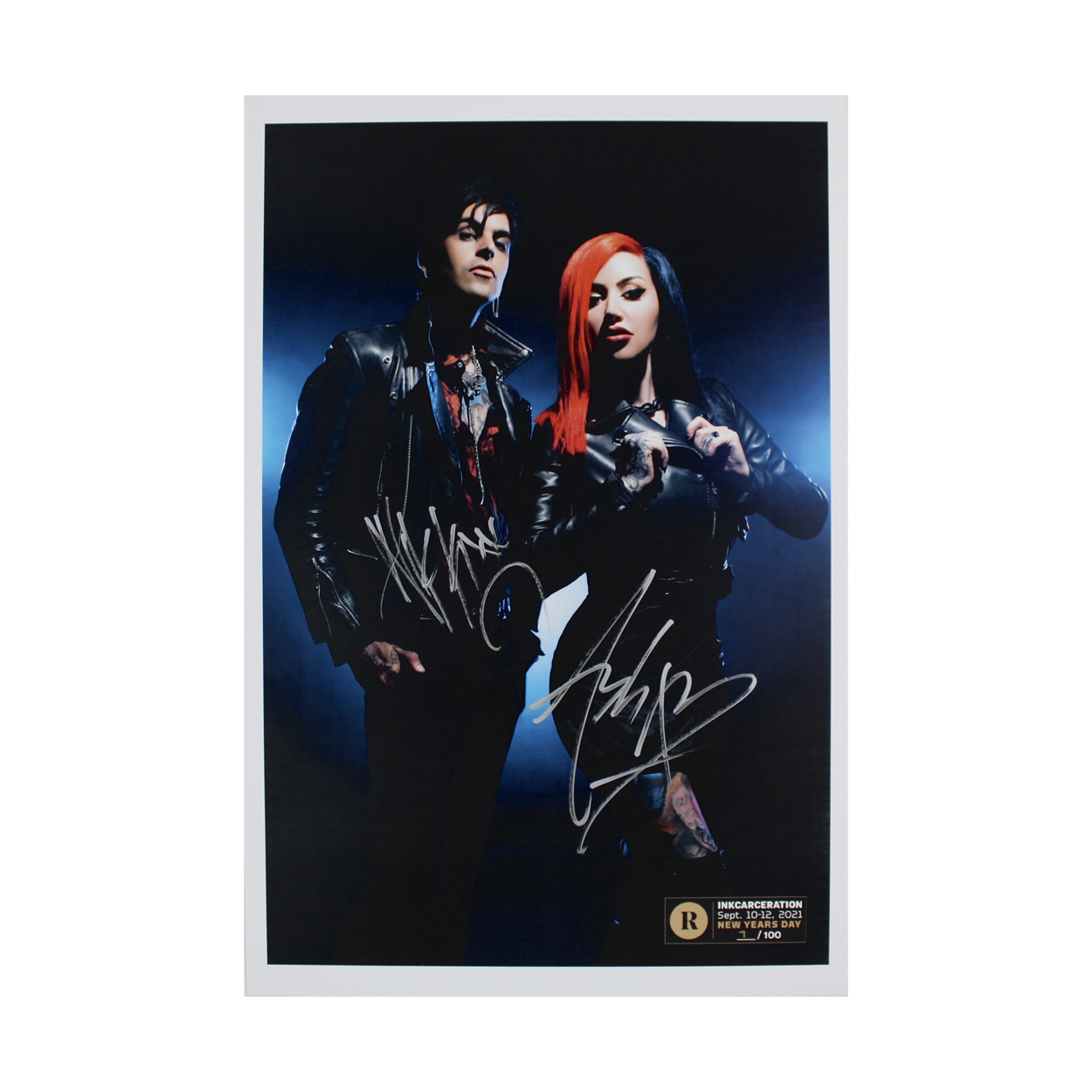 NEW YEARS DAY X REVOLVER X INKCARCERATION - SIGNED FESTIVAL POSTER