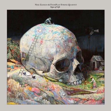 NEIL GAIMAN & FOURPLAY STRING QUARTET 'SIGNS OF LIFE' LP - SILVER FOX