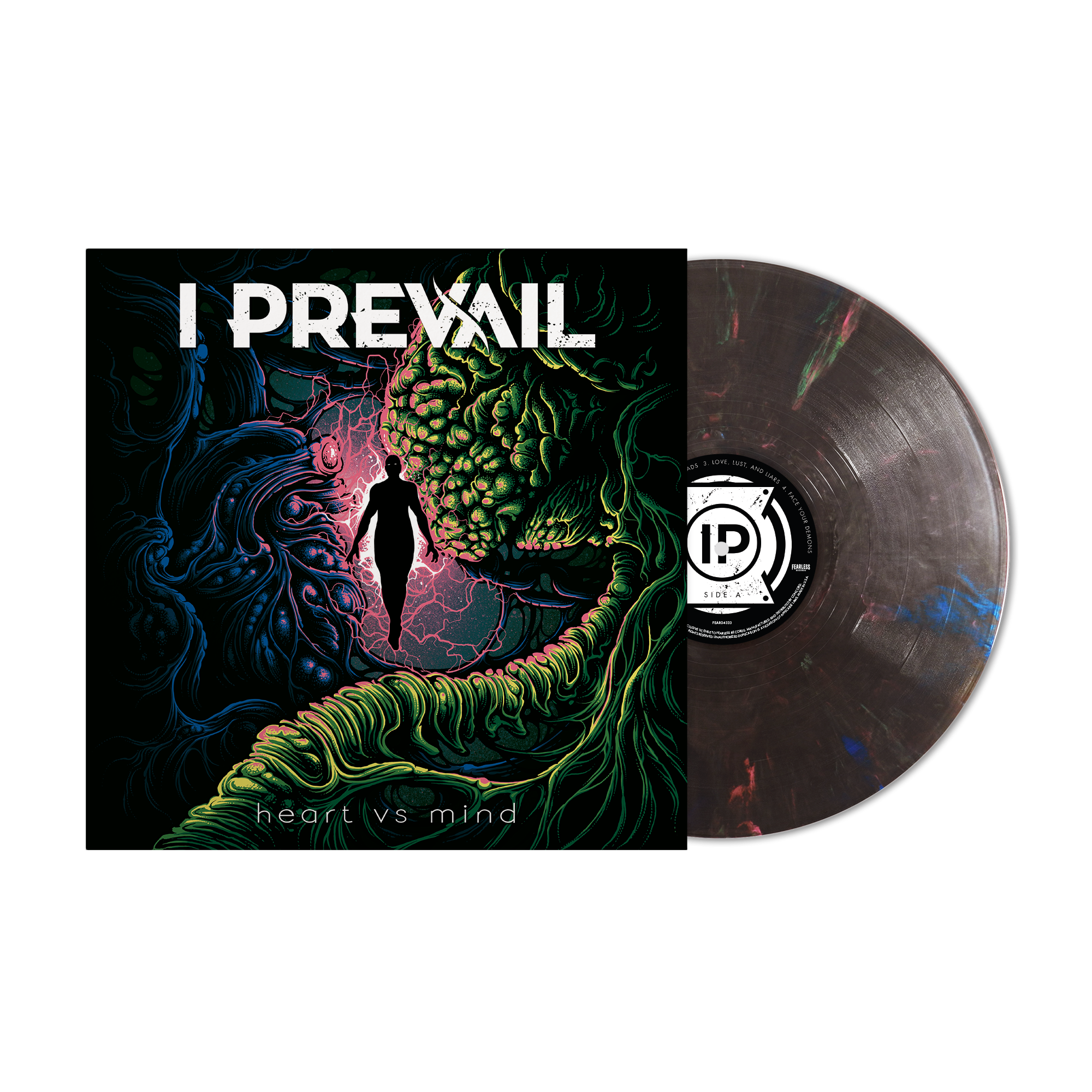 I PREVAIL ‘HEART VS MIND’ 10TH ANNIVERSARY EDITION LP - EXCLUSIVE - LTD. 500 - RAINBOW ROAD