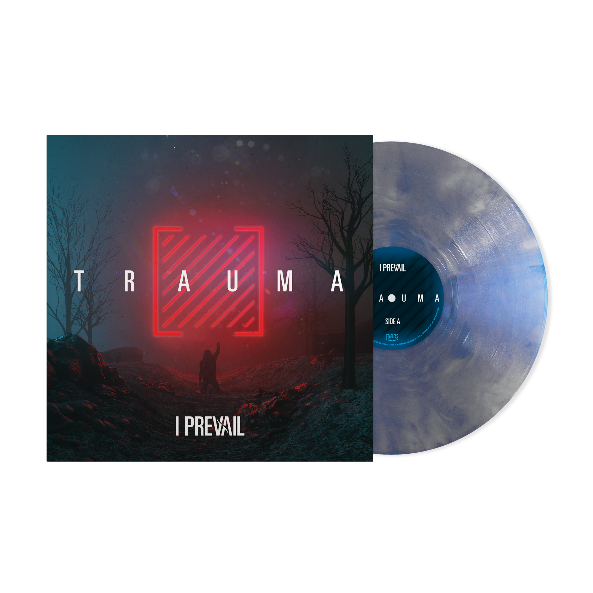 I PREVAIL ‘TRAUMA’ LP - LTD. 300 - IRIDESCENT BLUE