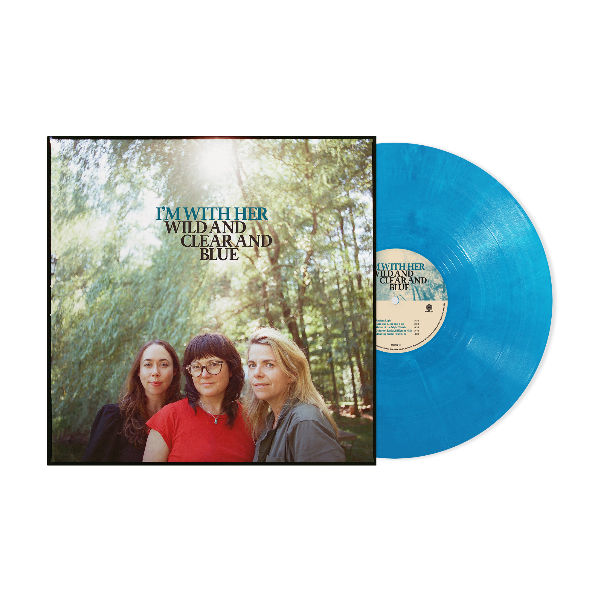 I'M WITH HER 'WILD AND CLEAR AND BLUE' LP (Blue Eco-Mix Vinyl)