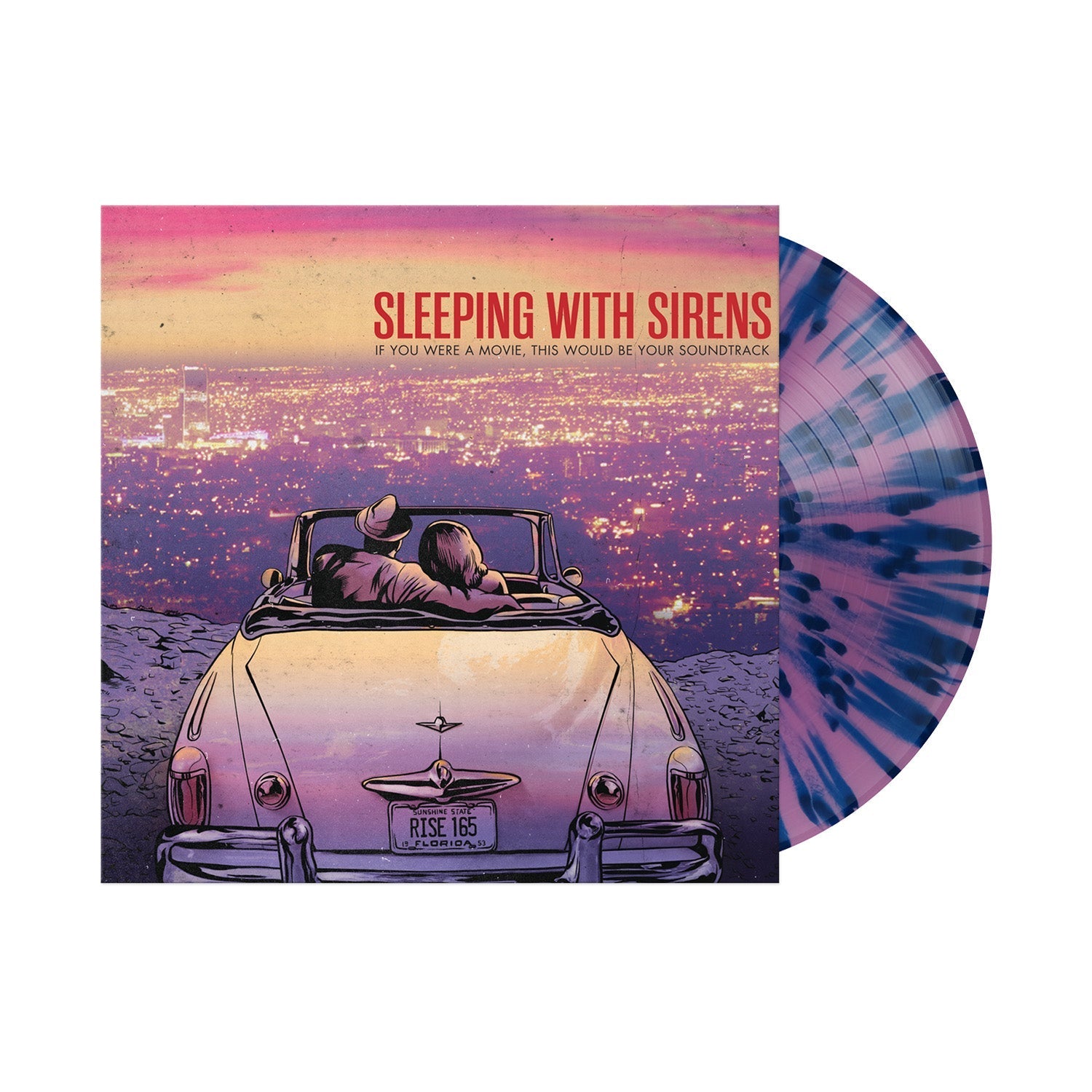 SLEEPING WITH SIRENS 'IF YOU WERE A MOVIE, THIS WOULD BE YOUR SOUNDTRACK' EP - PURPLE/BLUE/SPLATTER