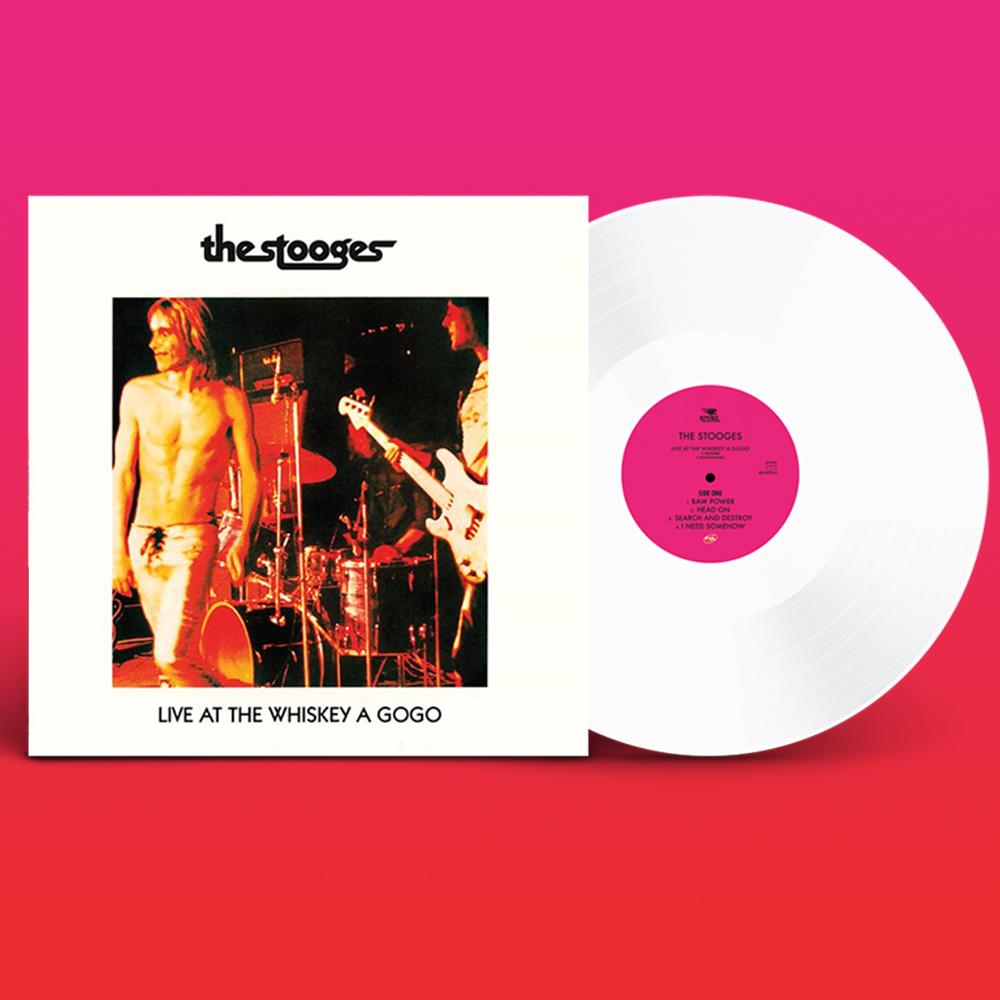 THE STOOGES 'LIVE AT THE WHISKEY A GOGO' LP - WHITE