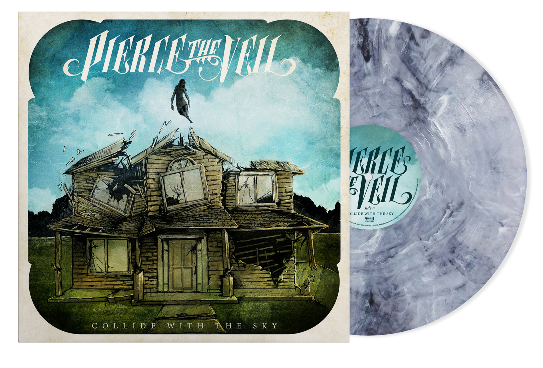 PIERCE THE VEIL ‘COLLIDE WITH THE SKY’ LP - EXCLUSIVE - LTD. 500 - BLEACH
