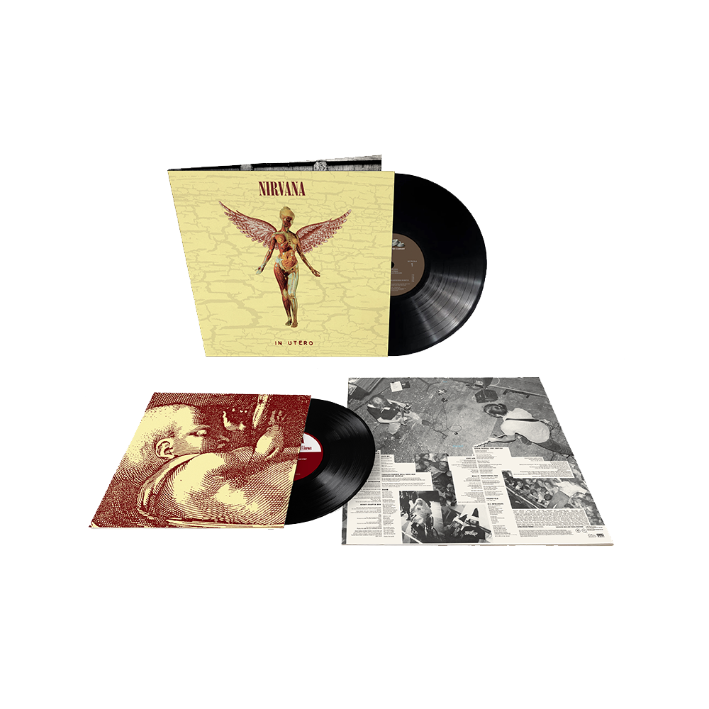 NIRVANA 'IN UTERO' LP + 10" 30TH ANNIVERSARY EDITION LP
