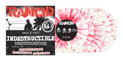 RANCID 'INDESTRUCTIBLE' 6x7" SINGLES - WHITE/RED/SPLATTER