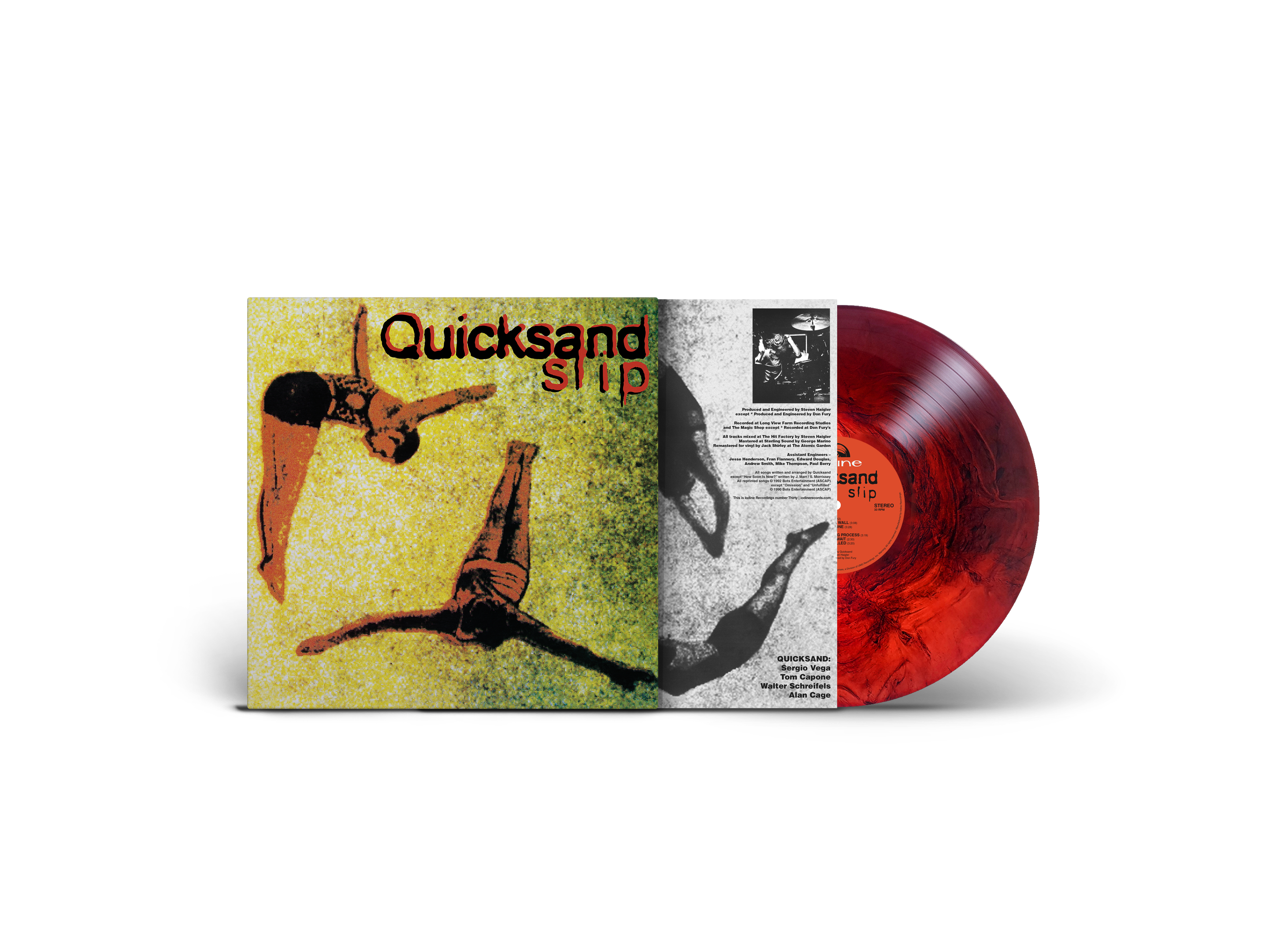 QUICKSAND ‘SLIP’ 30TH ANNIVERSARY LP - LTD. - RED GALAXY